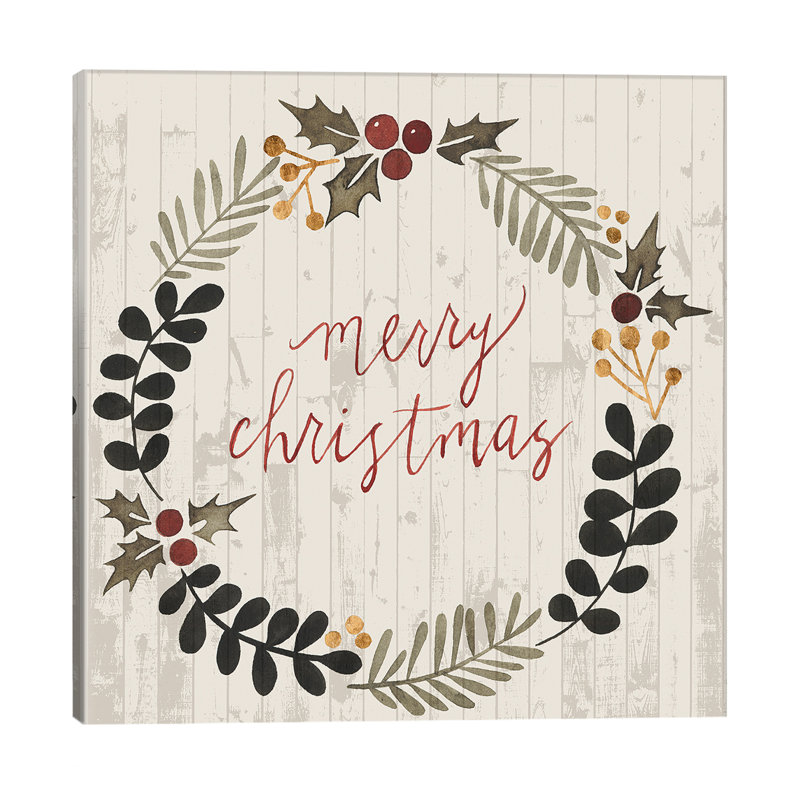 Rustic Christmas III by Grace Popp - Wrapped Canvas Print, 45.72 cm H x 45.72 cm W x 1.91 cm D