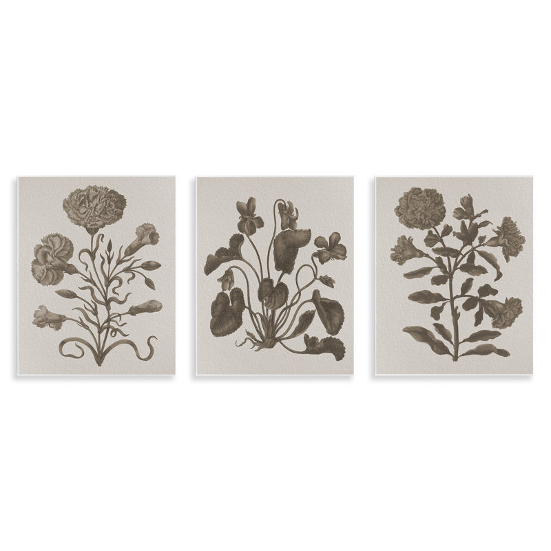  "Vintage Country Botanicals", ensemble d'art sur plaque par Lil 'Rue