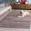 Tapis en coton tissé à la main Montauk 538-108597548