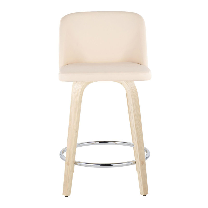 Swivel Upholstered Counter Stool