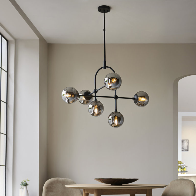 Cadel Glass Semi Flush Mount