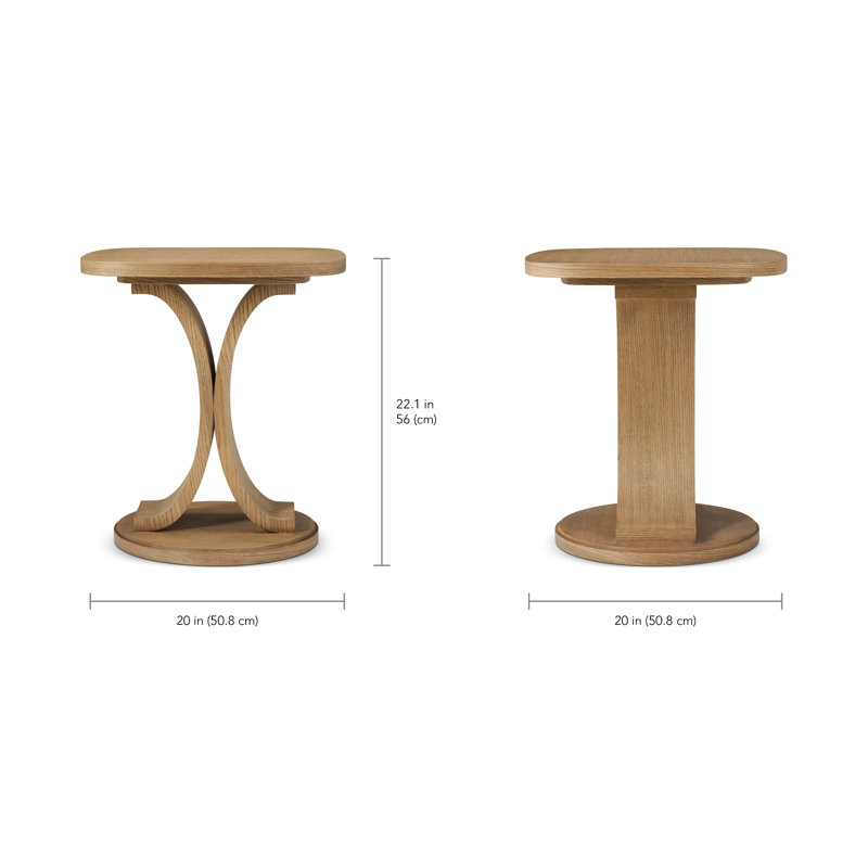 Seoul End Table, Natural