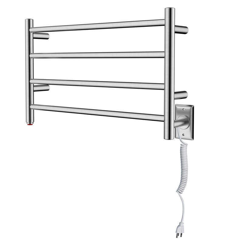 Straight Towel Rail Towel Warmer, Brush