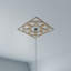 28"OD x 9 3/4"ID x 3/8"T Blume Wood Fretwork Pierced Ceiling Medallion, Cherry-63412068-63412087