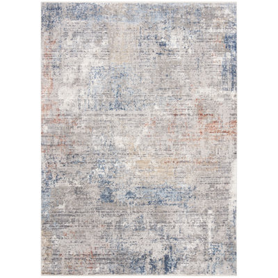 Tapis gris / bleu Dream 428