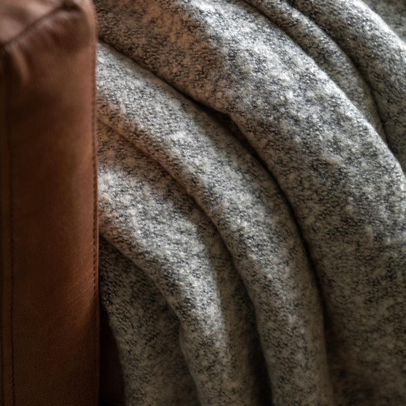 Aunaleigh Throw Blanket, Dark Grey
