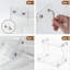 Organisateur de comptoir de salle de bain, rangement à 2 niveaux, organisateur de maquillage d'angle en acrylique transparent (transparent)