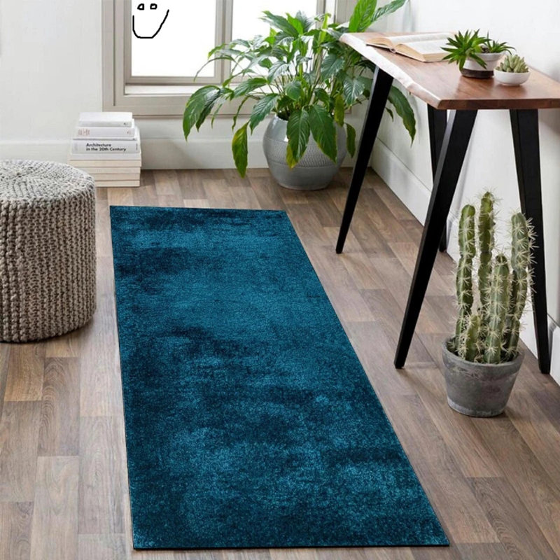 Extra Large Thick Shaggy Rug Soft Living Room Bedroom Carpet Hallway Rugs, Runner 60 x 220 cm