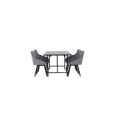 Peasely 6 - Person Dining Set