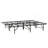Bedroom Furniture Full Size Solid Metal Foundation Bed Base, Strong Mattress Platform Bed Frame, Black-1506833198