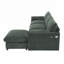 Canapé modulaire en chenille de 96,5 po avec repose-pieds et poches-9793973
