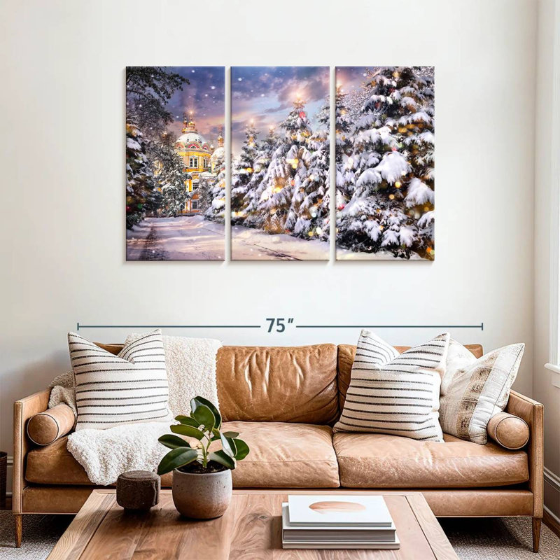 Christmas Tree Lane, H 36 po x l 57 po
