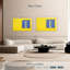 Fenêtre Lilie Blue Shutters-108691541
