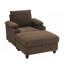 Ensemble de fauteuil d'appoint polyvalent et repose-pieds avec rangement, canapé-lit convertible avec dossier inclinable, porte-gobelets et ports USB-C-133759339