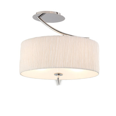 Eve Fabric LED Semi Flush Mount