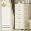 Plastic Storage Cabinet,  6-Tier Portable Wardrobe