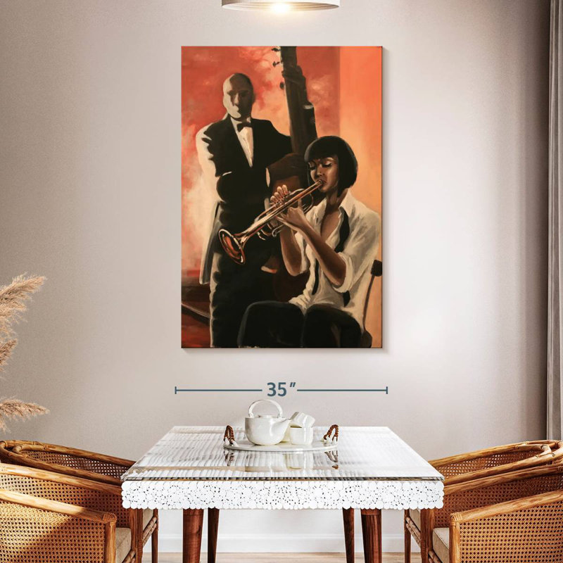Abarca Jazz Music, H 51 po x l 34 po