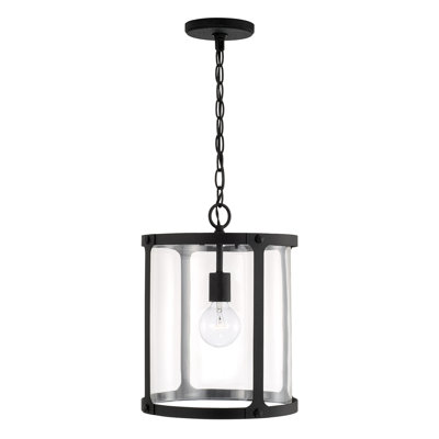 1 - Light Black Iron Lantern Pendant
