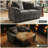 Acker 61” Convertible Loveseat Sofa Bed with Hidden Storage & Ergonomic Padded Armrests-188877347