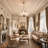 6-light Dimmable French Vintage Floral Chandelier