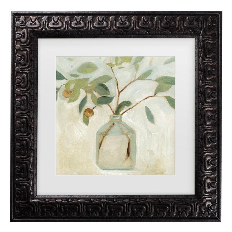 «Neutral Arrangement I» par Emma Scarvey, H 19,5 po x l 19,5 po x P 0,625 po, Or foncé
