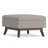 Owen 34"W Upholstered Fabric Mid-Century Modern Rectangular Lift-Top Ottoman with Tapered Legs-962363499