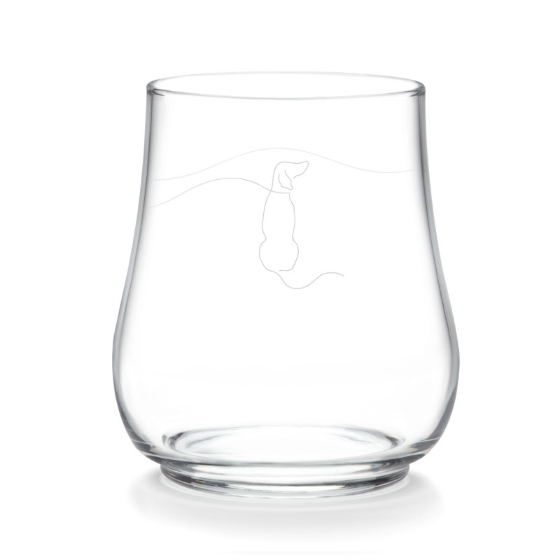 Libbey Modern Pets Woof All-Purpose Glasses, 17-Ounce, Set Of 4
