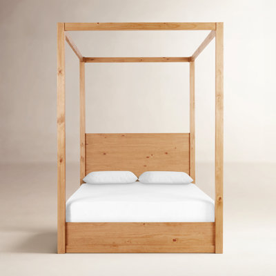 Modica Solid Wood Canopy Bed