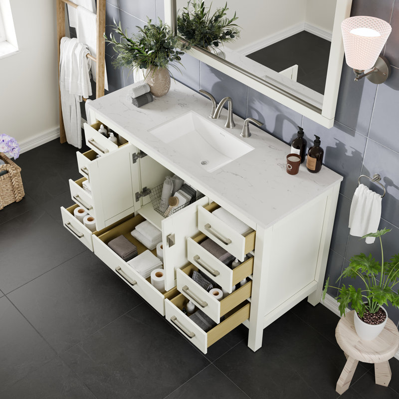 Minnich 60" Single Bathroom Vanity Set