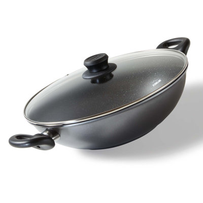Stoneline Non-Stick Aluminum Wok with Lid