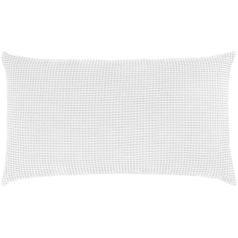 Bubble Matelasse Sham, King, White
