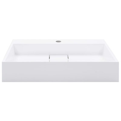 Belfry Bathroom Matanna White Ceramic Rectangular Sink