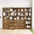 70.9'' H X 94.48'' W Book Cabinet Storage Bookcase Set