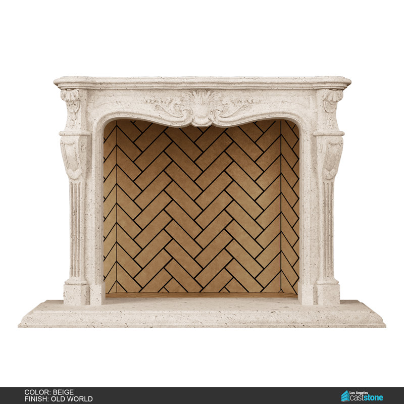 Cadre de foyer Ani, Beige Ancien Monde