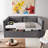 Modern Upholstered Tufted Daybed with USB & Type-C Charging-1519148755