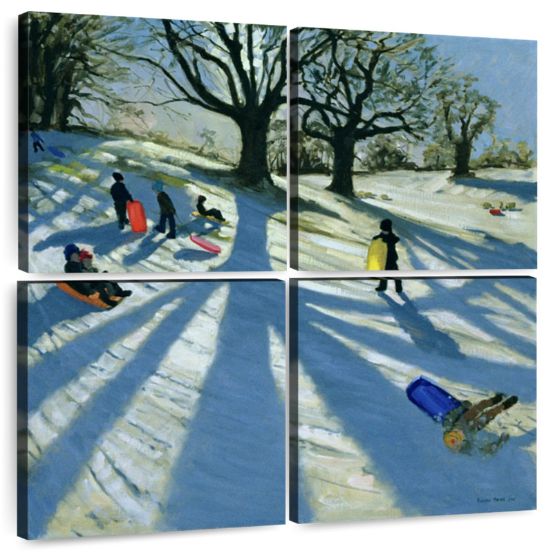 Traîneau à neige Alvord, H 45 po x l 45 po