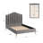 Vilkina Upholstered Metal Platform Bed-70999395