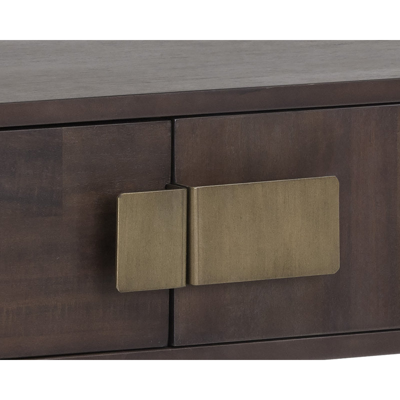 Jade 51 in. Console Table, Brown