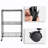 28.35'' H x 19.69'' W Utility Cart with Wheels