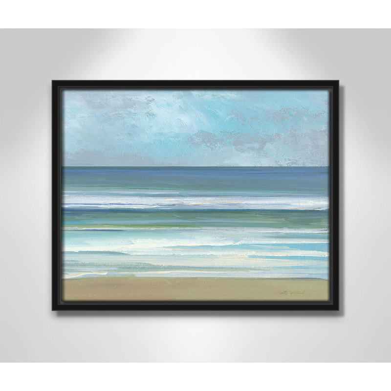 «Gentle Waves II» par Sally Swatland, H 12,5 po x l 15,5 po, Noir