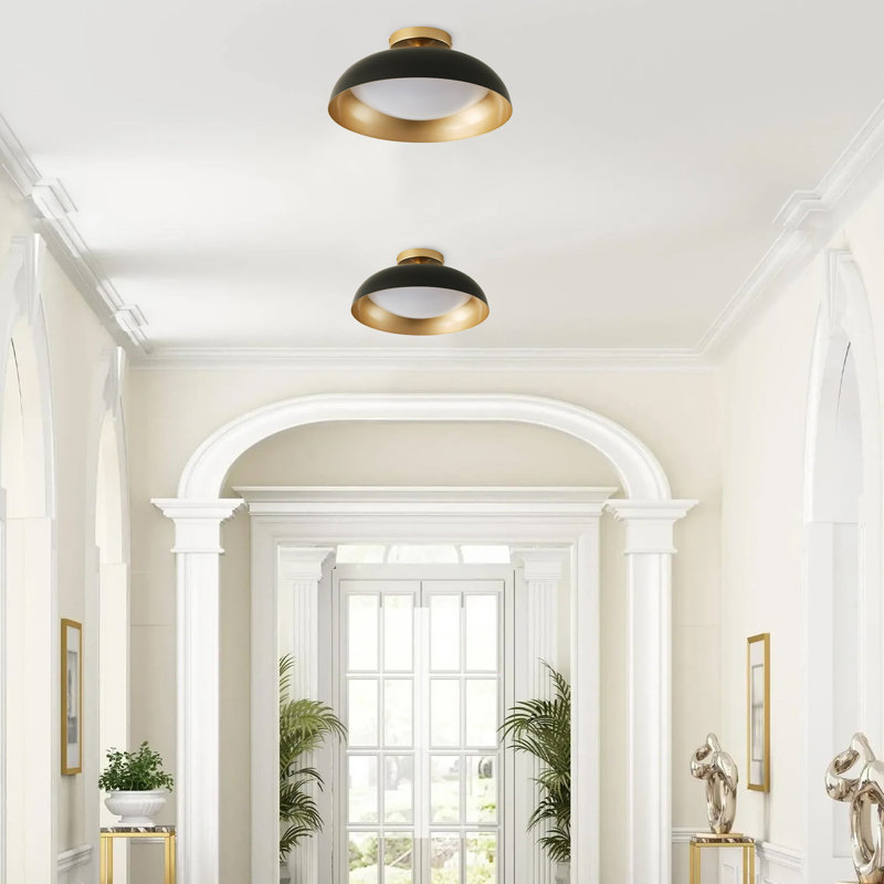3000K/4000K/6000K Classic Design Semi-Flush Mount Light