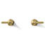 Occasion Wall-Mount Bathroom Sink Faucet Lever Handle Trim-1873909704