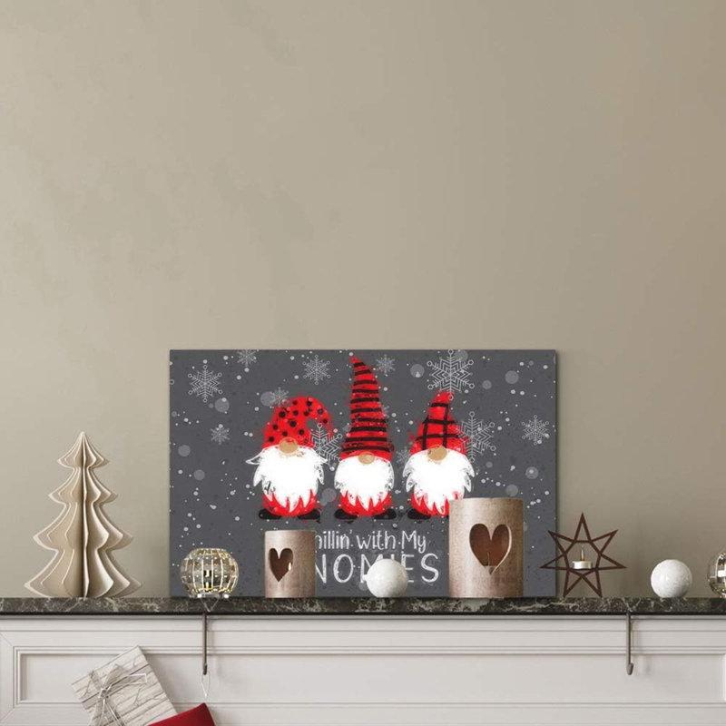 Wrapped Canvas Print, Gray