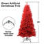 Arbre de Noël 7 pi - Arbre en PVC pur avec 1066 pointes, branches articulées pour une installation facile, support en métal stable, décoration audacieuse des Fêtes-1636644975