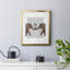 «Elephants Heart and Rose», toile encadrée de qualité supérieure - prête à être accrochée-1068558823-1068558816