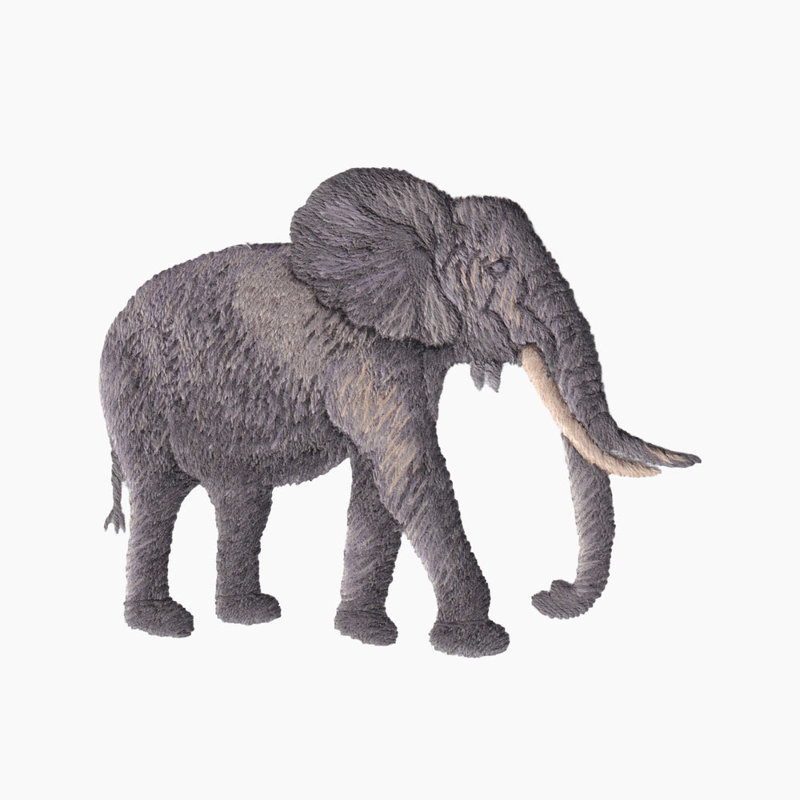 African Elephant Tissue Box Cover
