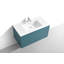Ensemble de meuble-lavabo mural simple 40 po Balli-378347957