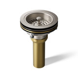 Duostrainer Sink drain and strainer with tailpiece