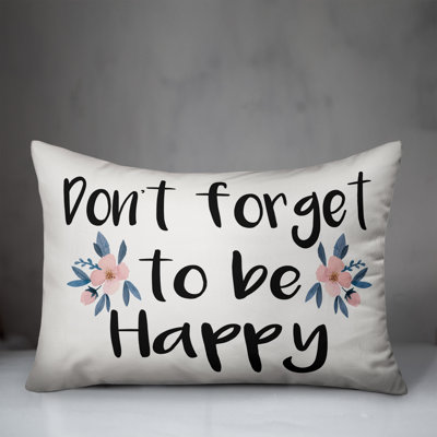 Floral Throw Pillow