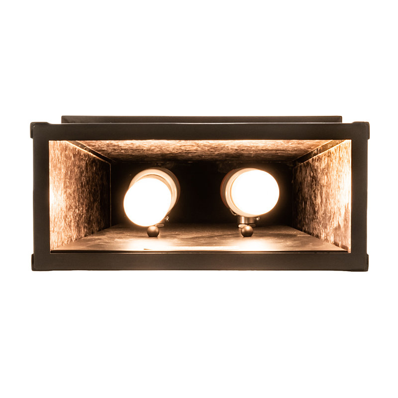 2 - Light Flush Mounted Sconce